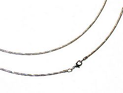 silver round omega, wire necklace slide collar